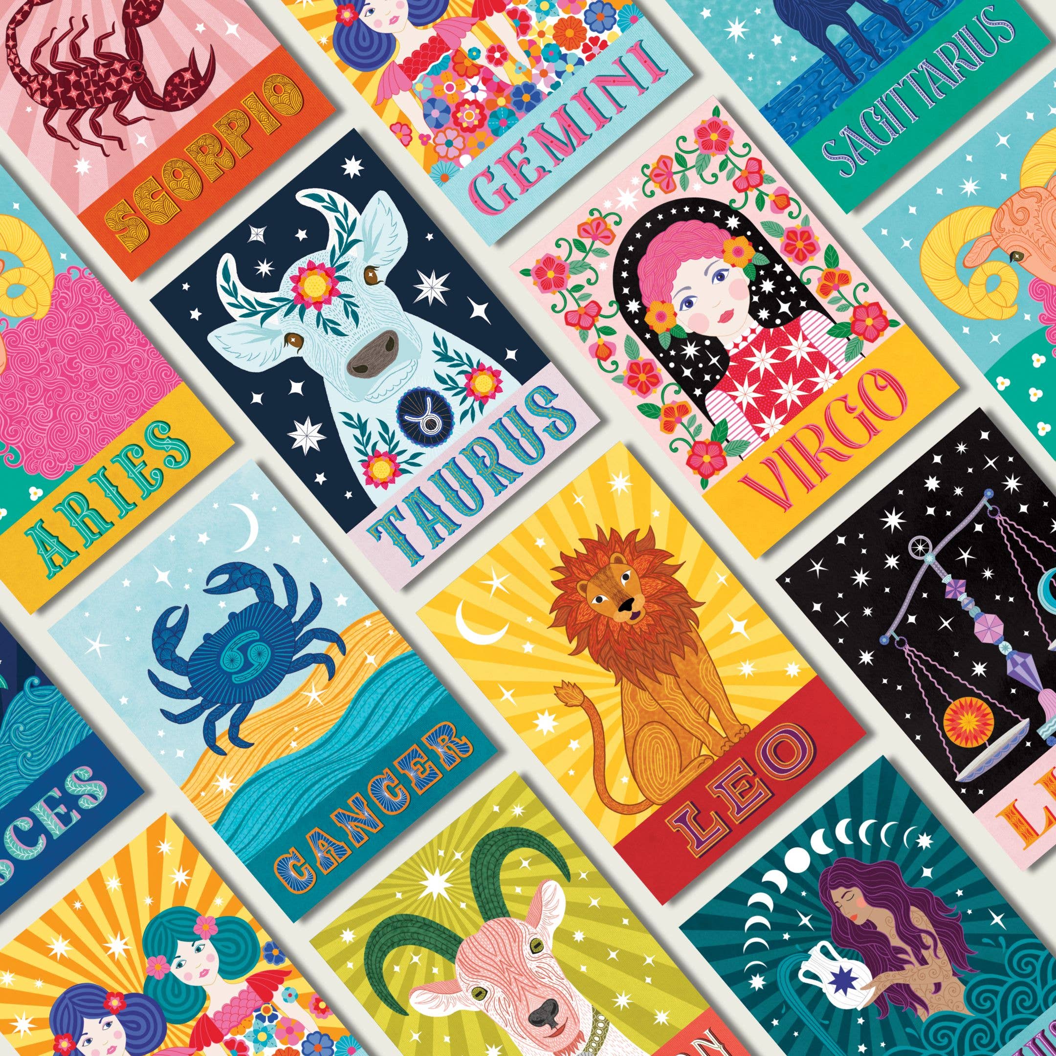 Maggie Magoo Designs – wholesale Vardagliga hälsningskort – Pisces Zodiac gratulationskort3