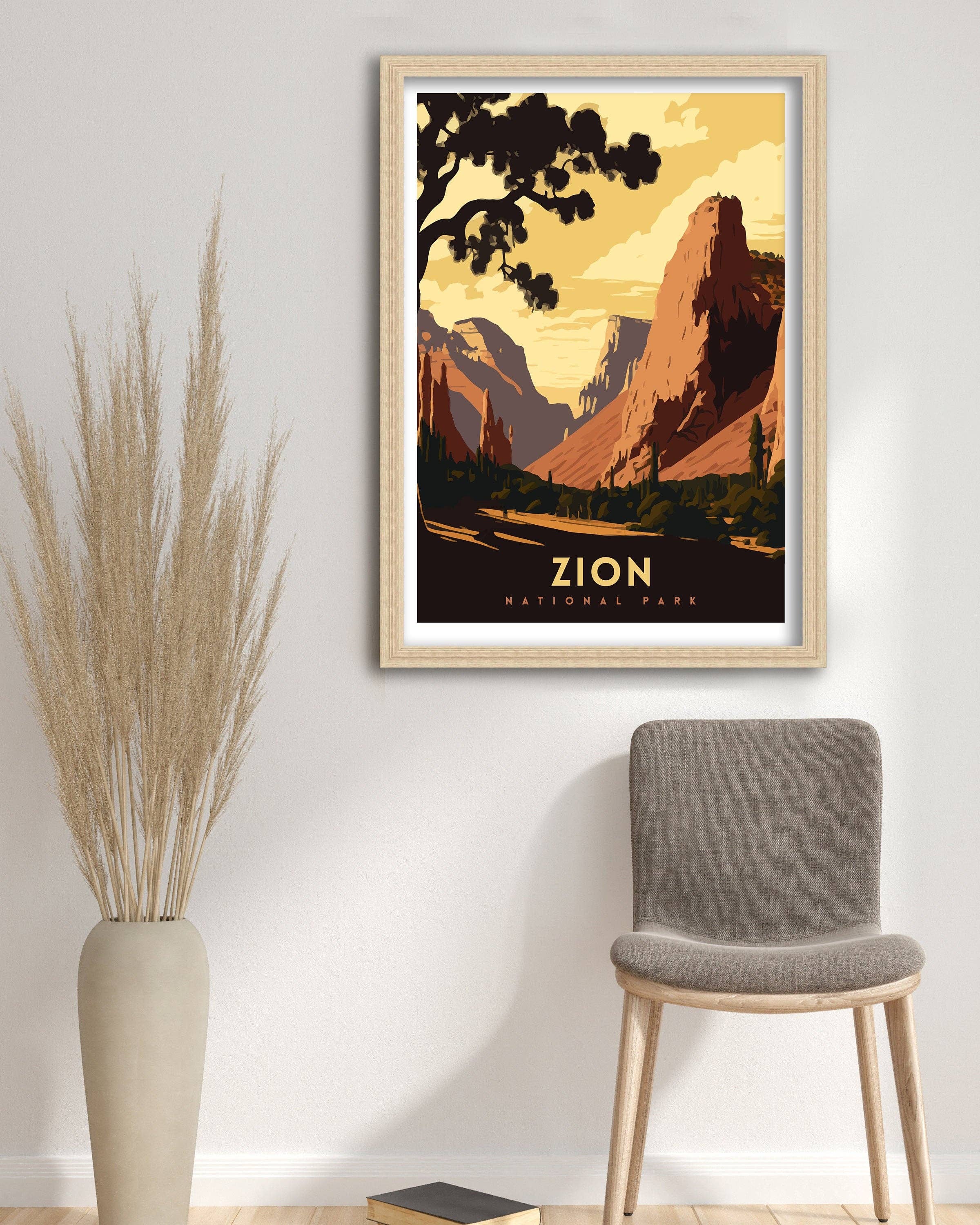 InkNPrintz – wholesale Poster – Zion National Park Art Poster1