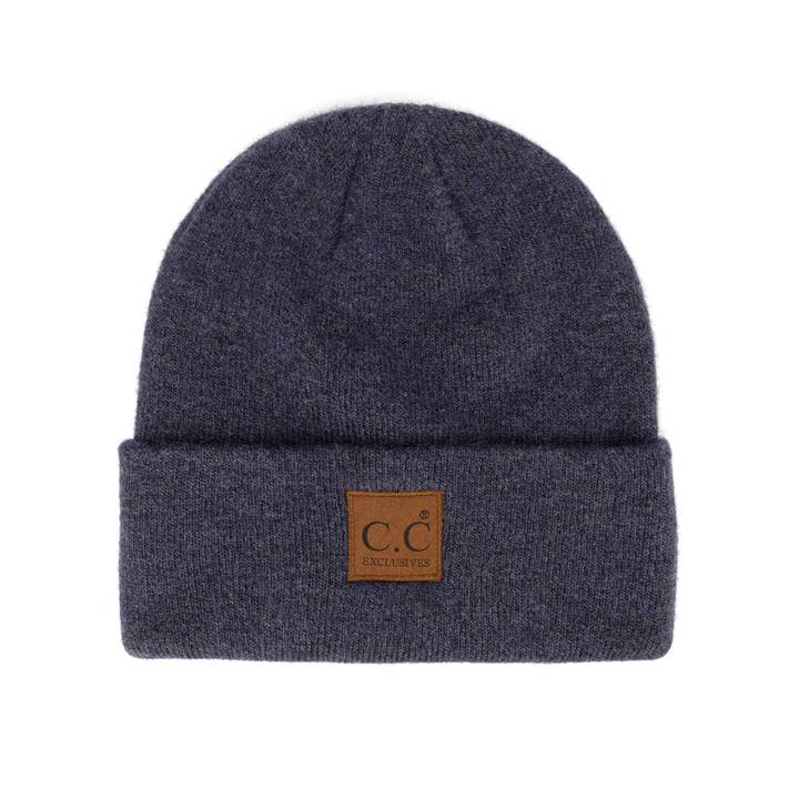 Truly Contagious - Wholesale Beanie - Unisex - CC Beanie Heather Knit Basic ( HTM-9021 )9