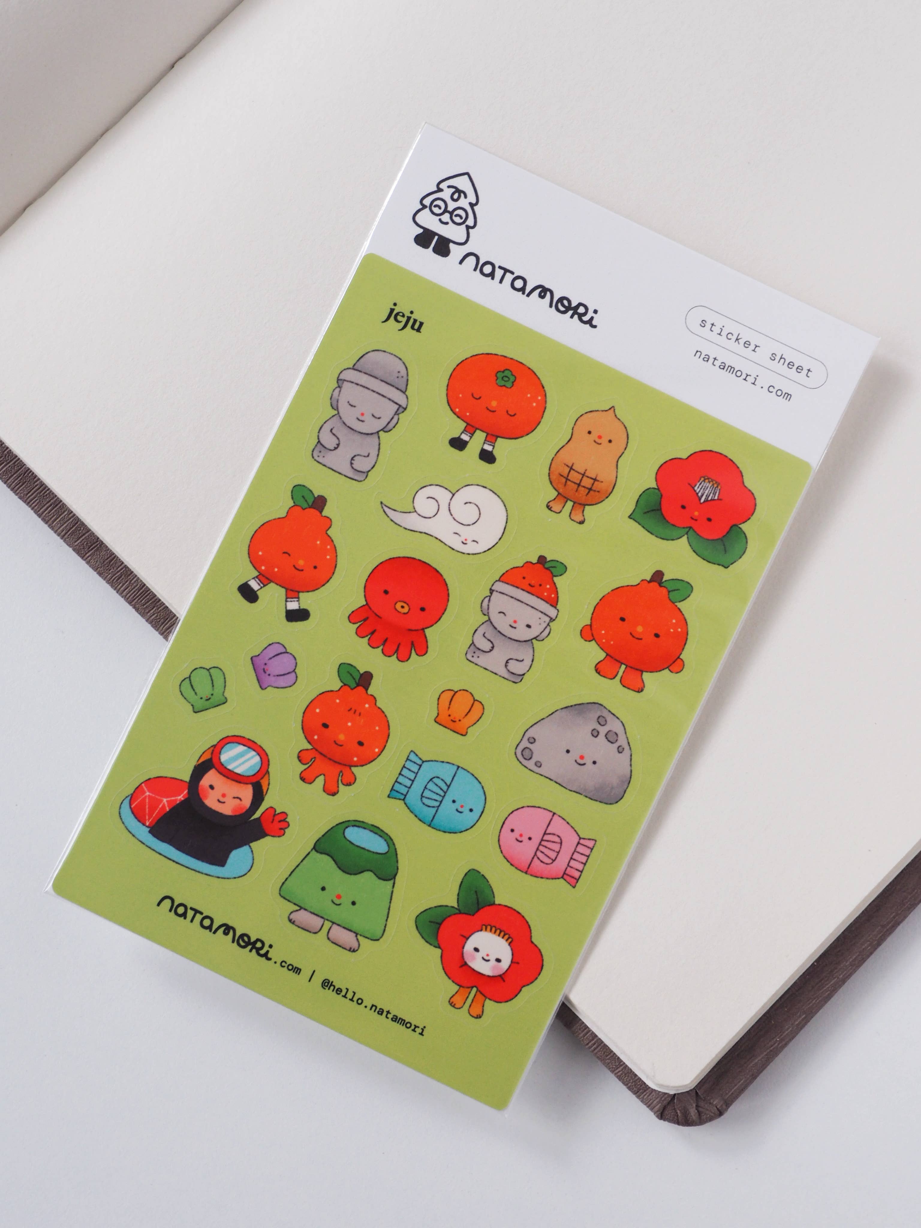 natamori - Wholesale Sticker - jeju • sticker sheet
