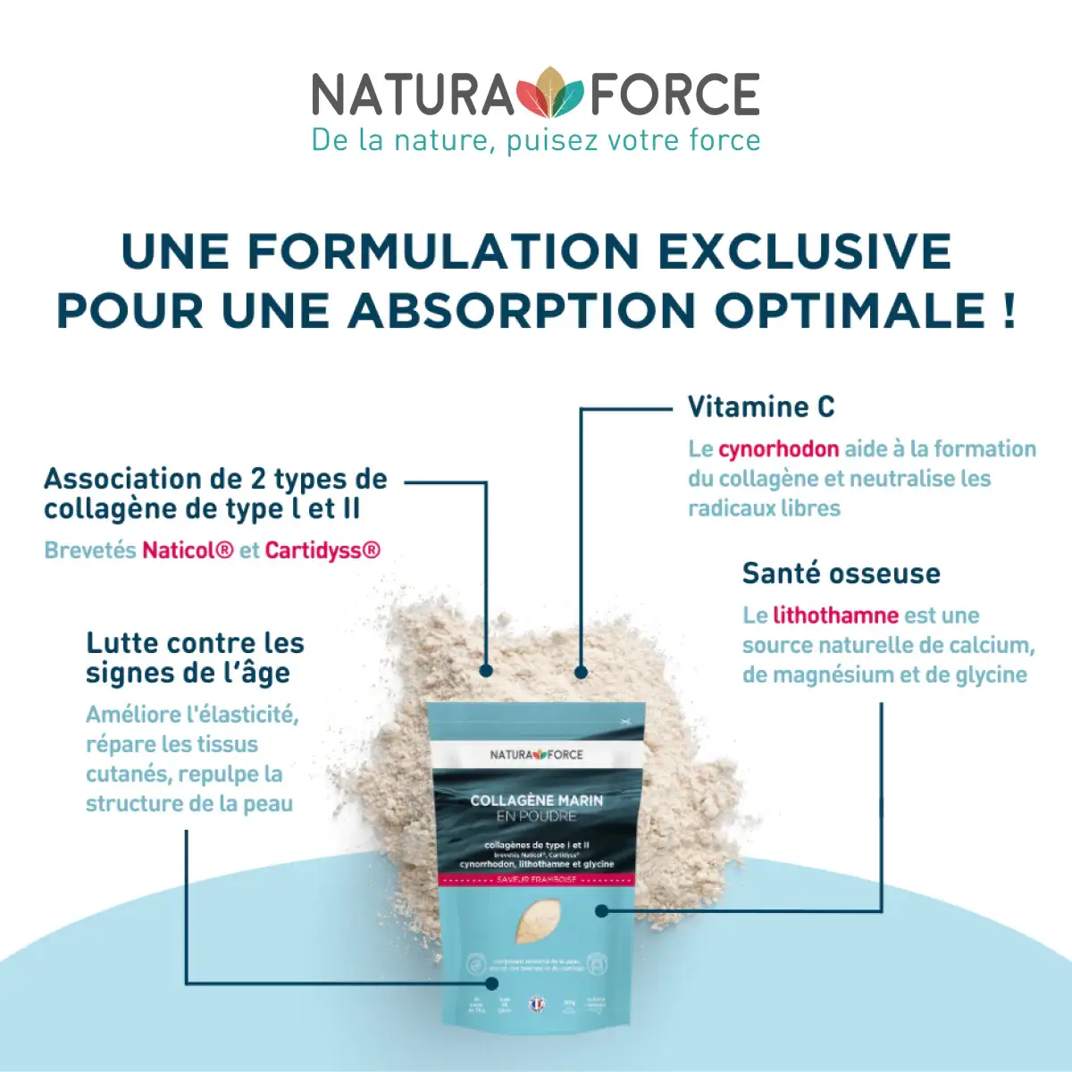 Natura Force - Wholesale Pre-Natal Supplement - Maternity - Marine collagen powder - 300g2