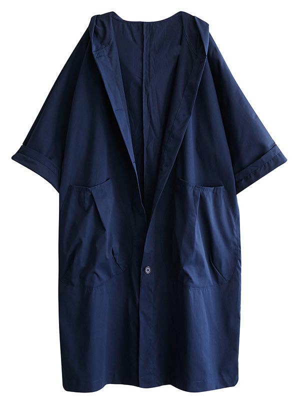 StyleGalX - Wholesale Trench Coat - Women's - Original Solid Hooded Trench Coats10