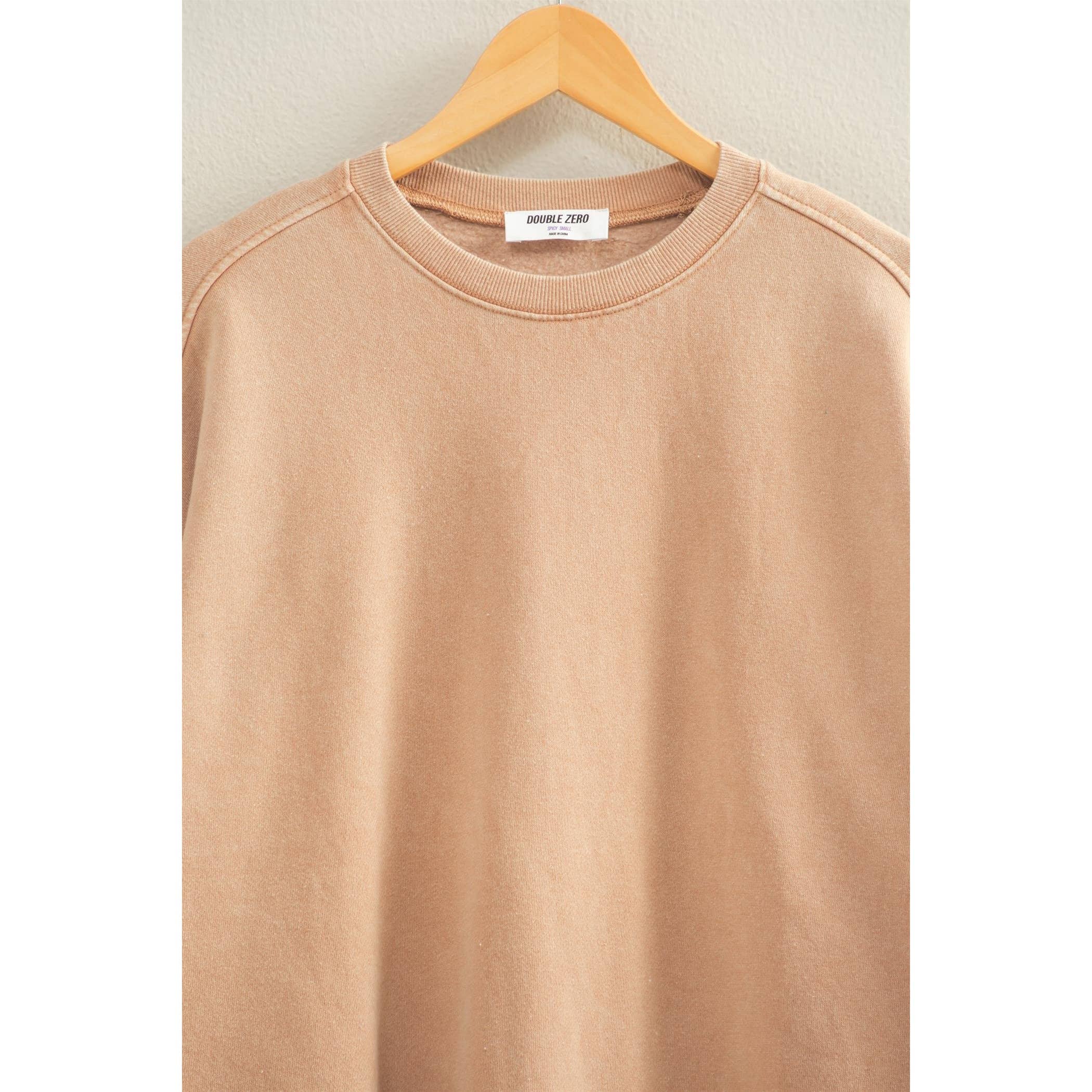 Double Zero - Wholesale Sweatshirt - Women's - Oversized Crew Neck Sweatshirt18