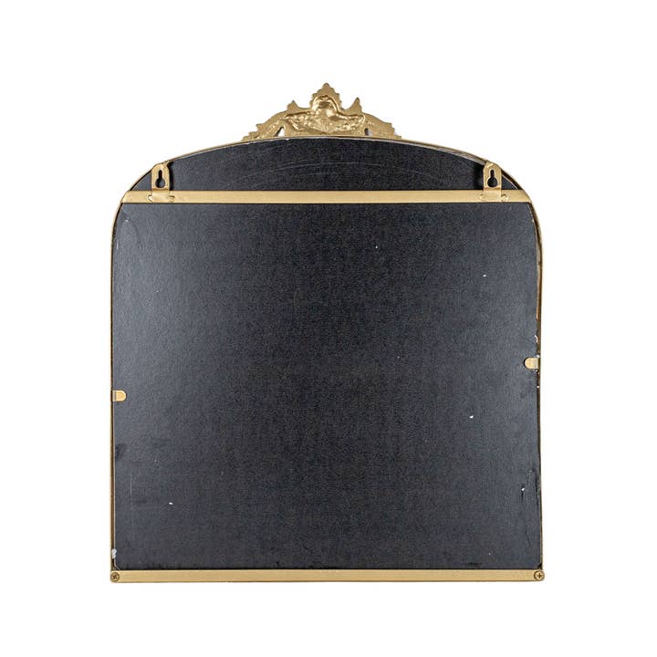 Foreside Home & Garden - Wholesale Wall Mirror - Aria Antique Vintage Brass Wall Mirror Metal5