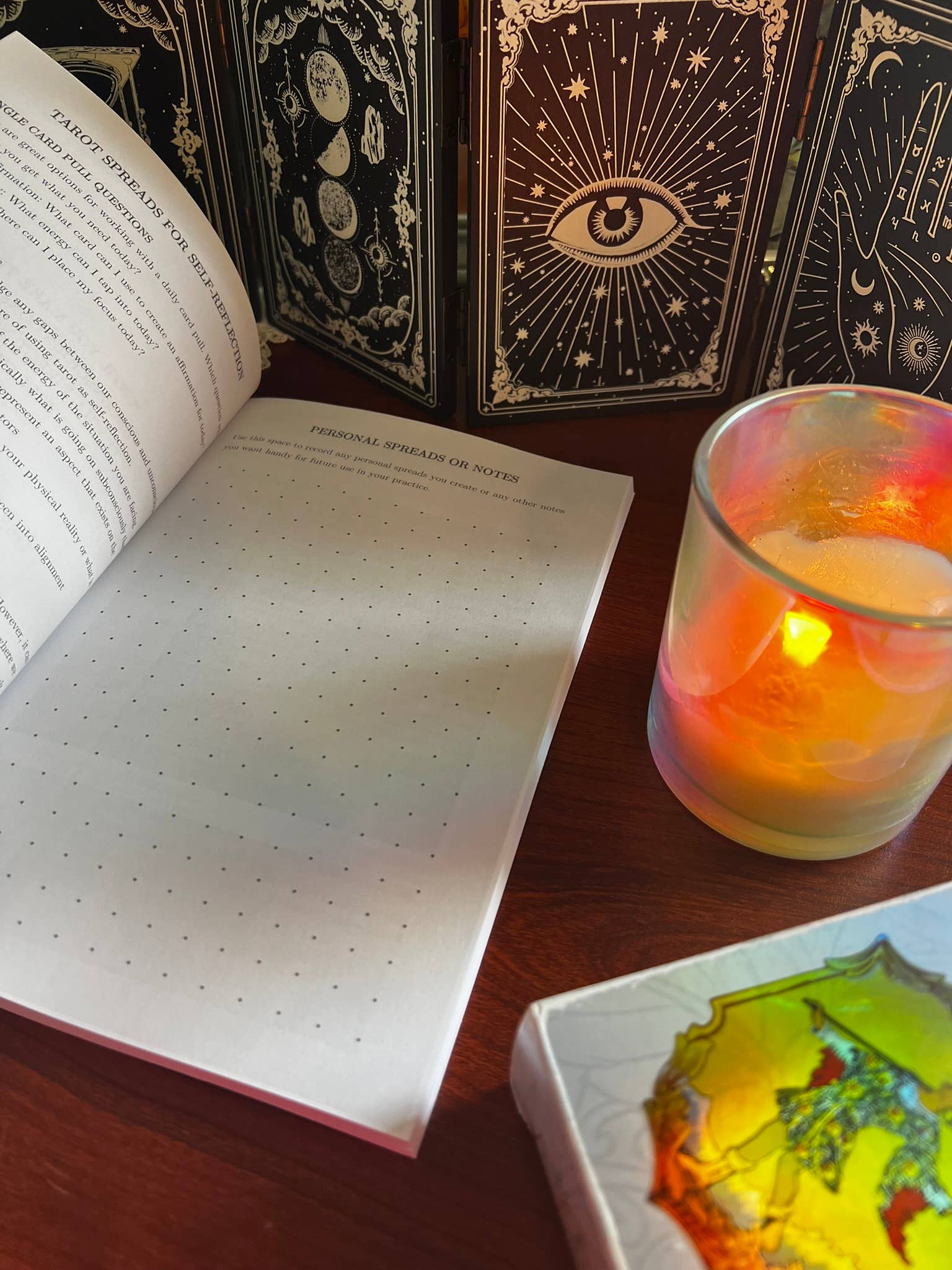 Leah Jones Marcus - Vente Journal intime - Journal de tarot pour l'autoréflexion2