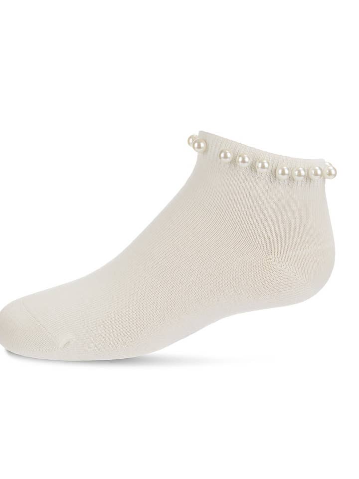 MeMoi Pearl Anklet Sock for wholesale by Infinity Classics International Inc.