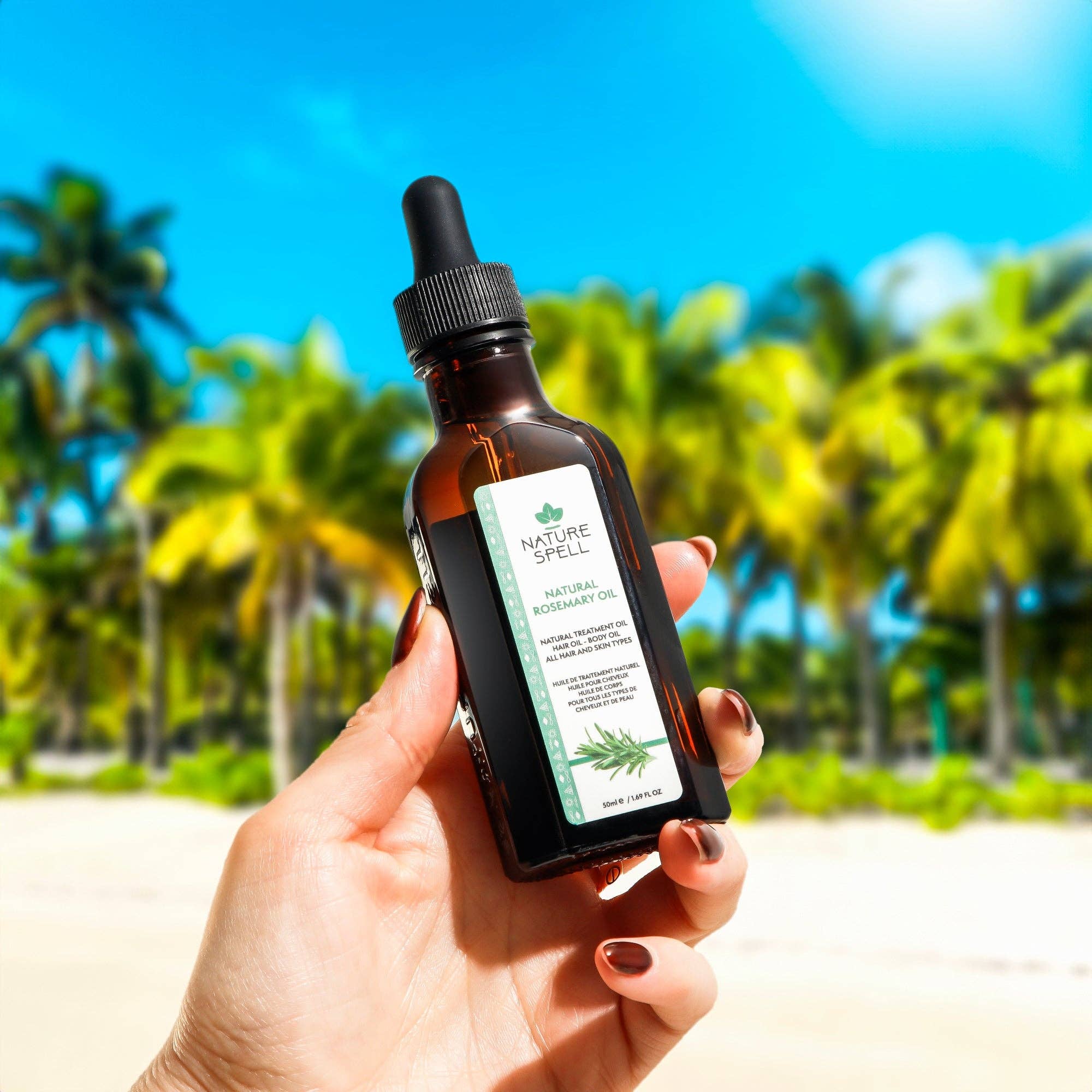 Nature Spell - Wholesale Hair Oil - Nature Spell Travel Size Rosemary Oil for Hair 50ml3