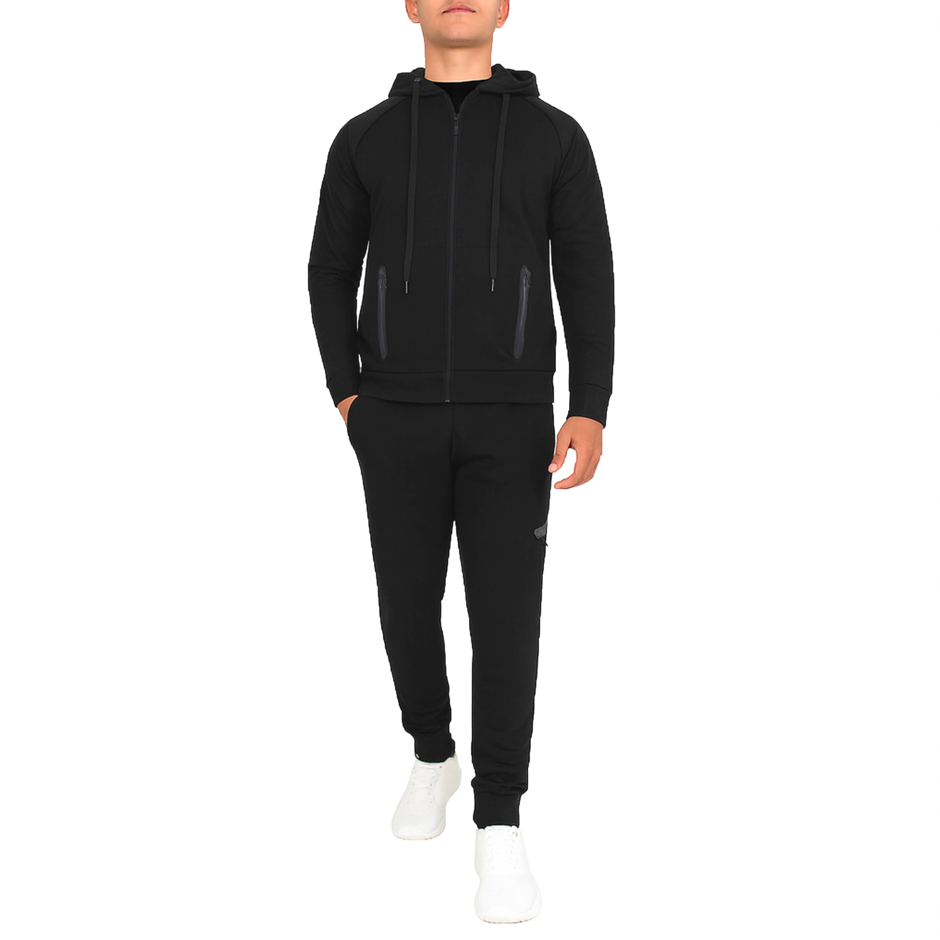Galaxy By Harvic - Wholesale Lounge Set - Men's - 2-Piece Men's Tech Fleece Hoodie & Jogger Set (S-3XL)6