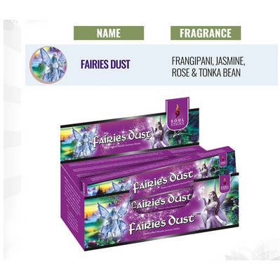 Gypsy Rose - Wholesale Incense - Fairies Dust 15 Gram Incense Sticks3