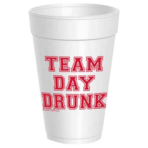Team Day Drunk - 10 pack for wholesale by Sassy Cups