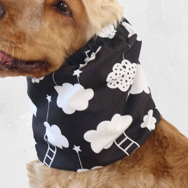 Gola de Algodão Suave para Cão | Uso Diário | Nuvens Escuras por atacado de Distinguish Me