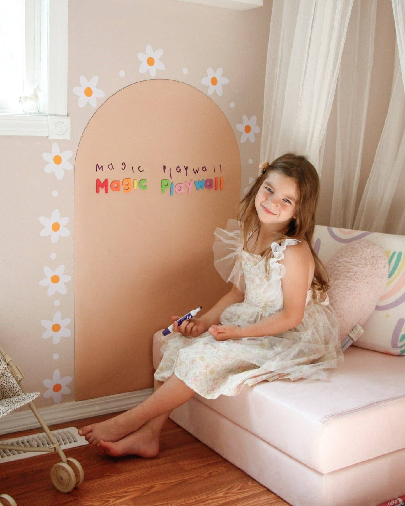 Cherrypick - Wholesale Wanddecoratie - Kinderen en baby - Magische Speelmuur - Boogvormige Magnetische Muursticker voor Kinderen21