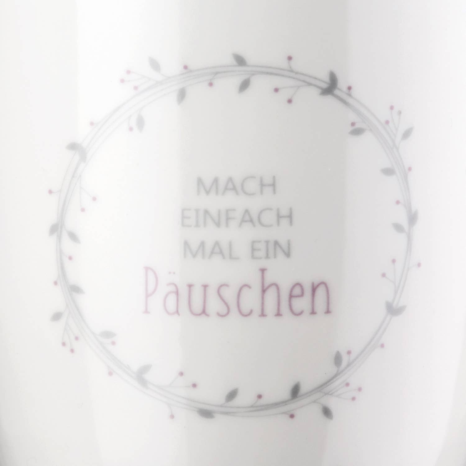 Cup / Mug Break white H. 9 cm, PU 6 for wholesale on Faire3