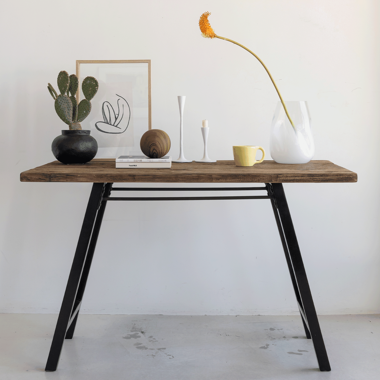 Urban Nature Culture - Vente Assortiment pour bureau - Bureau en bois récupéré et acacia1