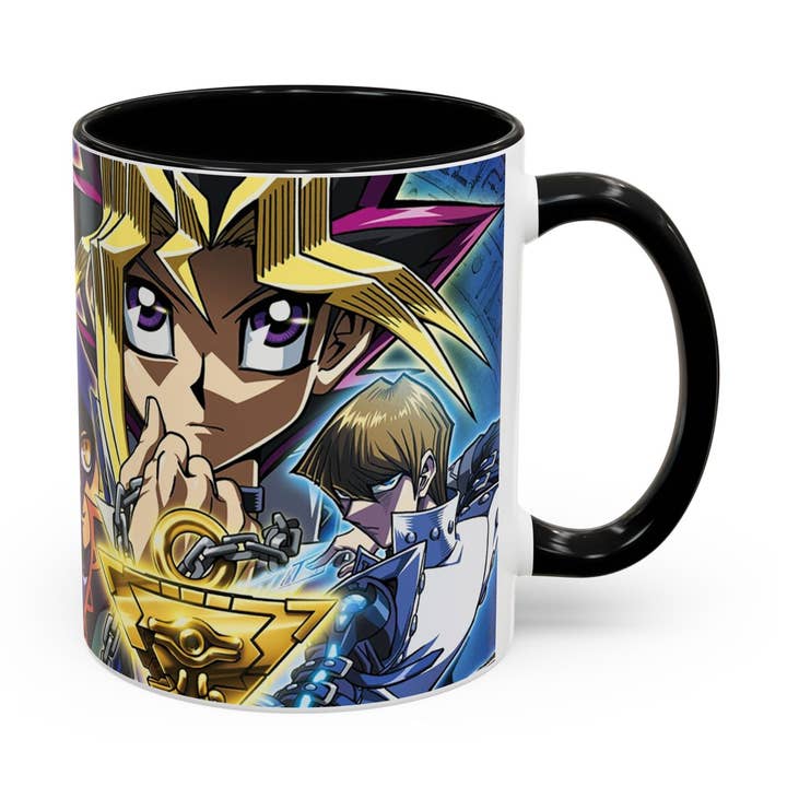 Yu-Gi-Oh Accent-Kaffeetasse | Duel Monsters‑Motiv (11/15 oz) für den Großhandel von Le Paperie Co