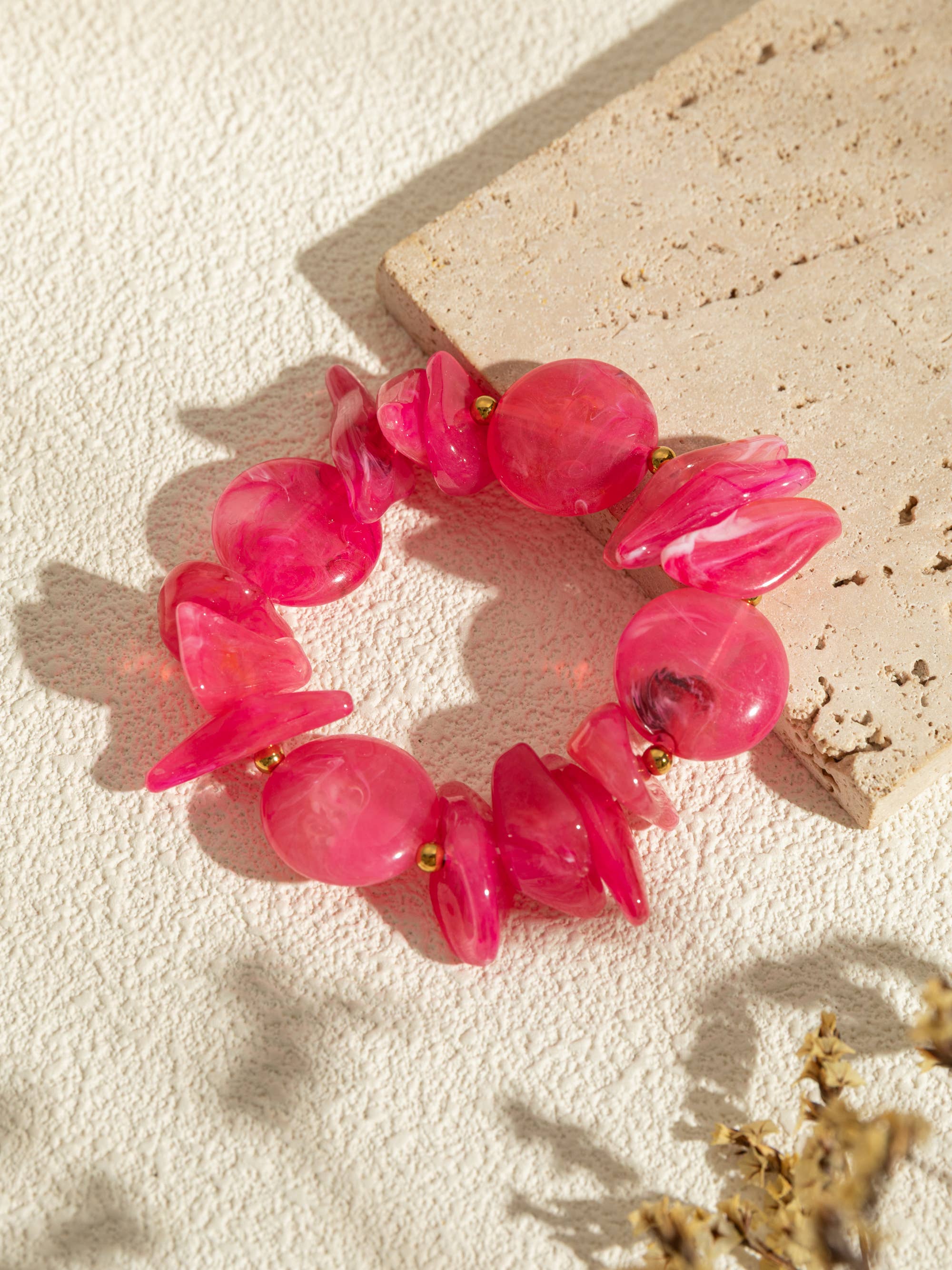 COSMOS - Wholesale Beaded Bracelet - Colorful Resin Elastic Bracelet Multicolor Fashion Jewelry4