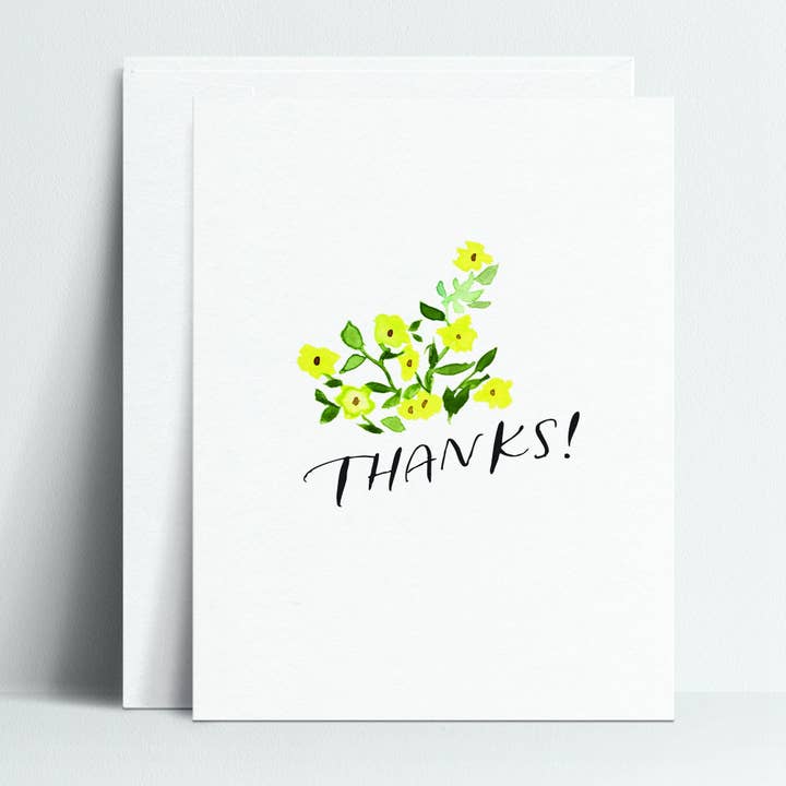 Thanks - Greeting Cards for wholesale by Paperfinger