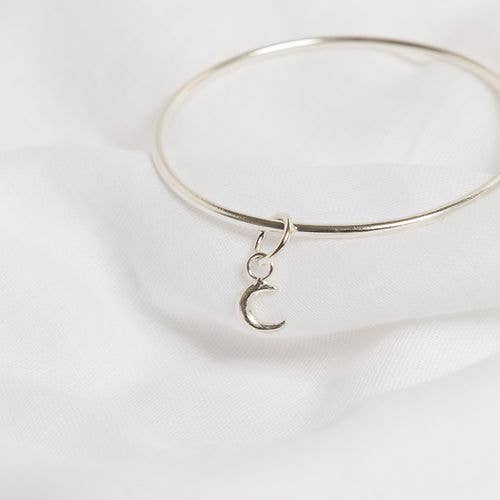 Luna Charm Bangle for wholesale by Smoke and Ash