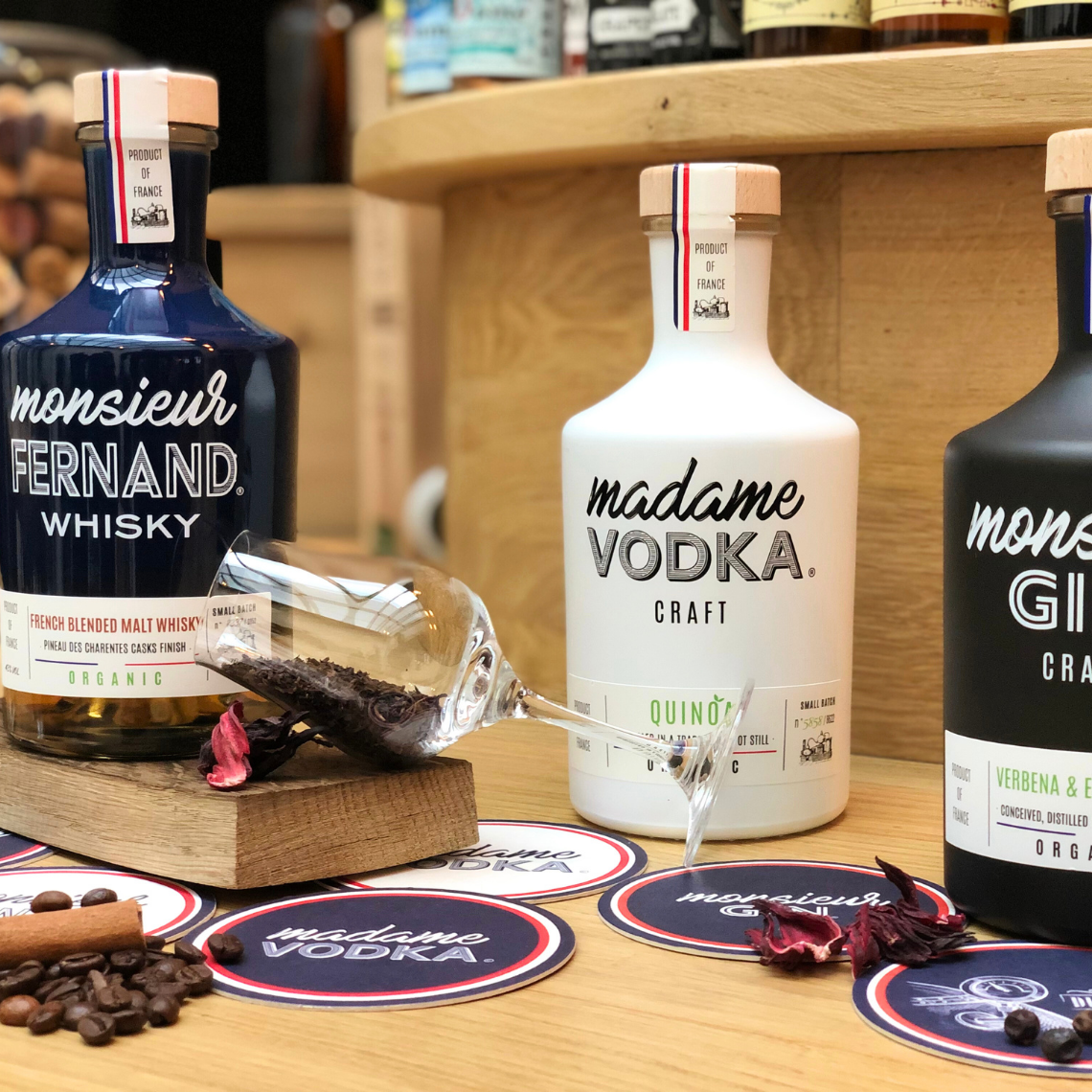 Maison AR.Spirits - Wholesale Non-Alcoholic Spirits/Wine/Beer - Madame Monsieur Pack - Vodka/Gin/Whisky1