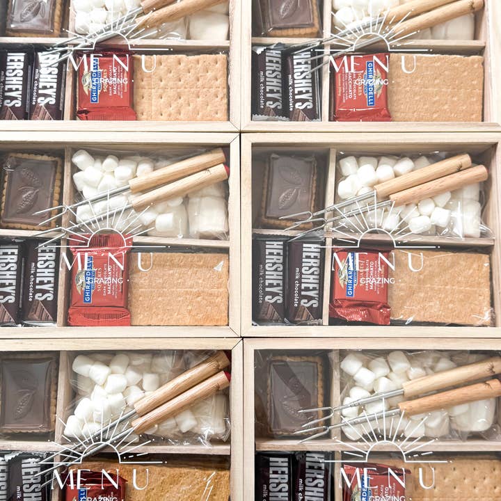 ME N U GRAZING LA - Wholesale DIY Food Kit - S'mores Box