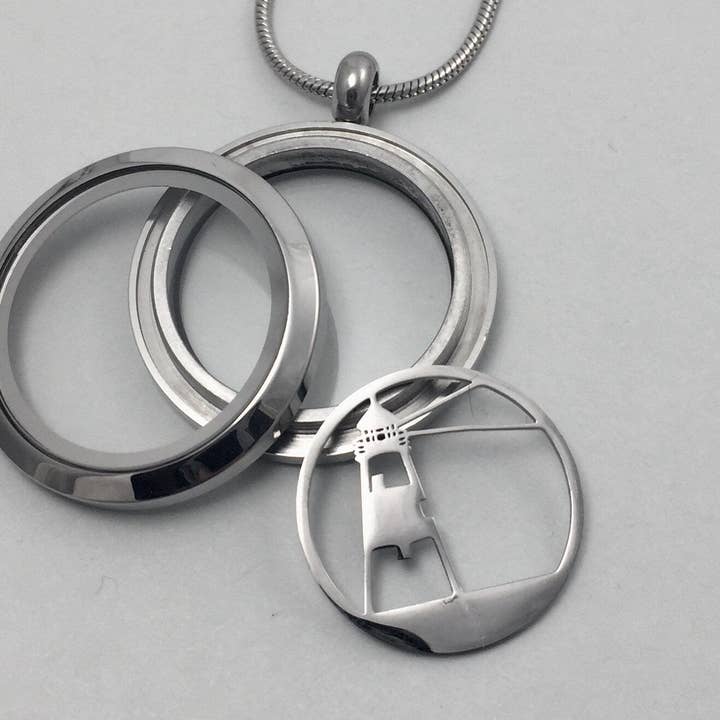 Be Inspired UP - Wholesale Locket necklace - Lighthouse Glass Locket3