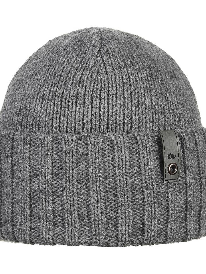 Cappello da uomo «Almerigo» - acrilico grigio scuro per la vendita all'ingrosso da parte di Ander