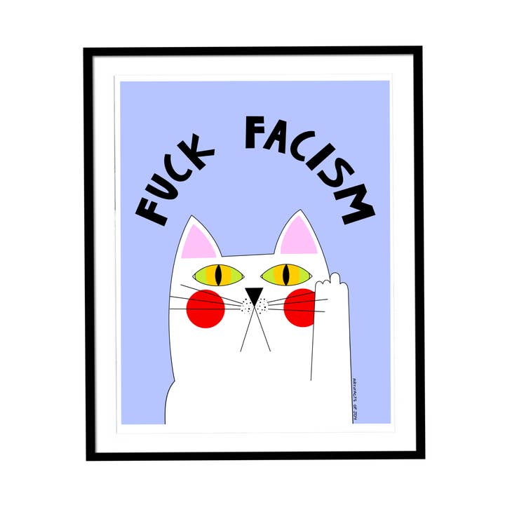 Imprime Joder Fascismo Felino para venta al por mayor de Artifacts of Joy