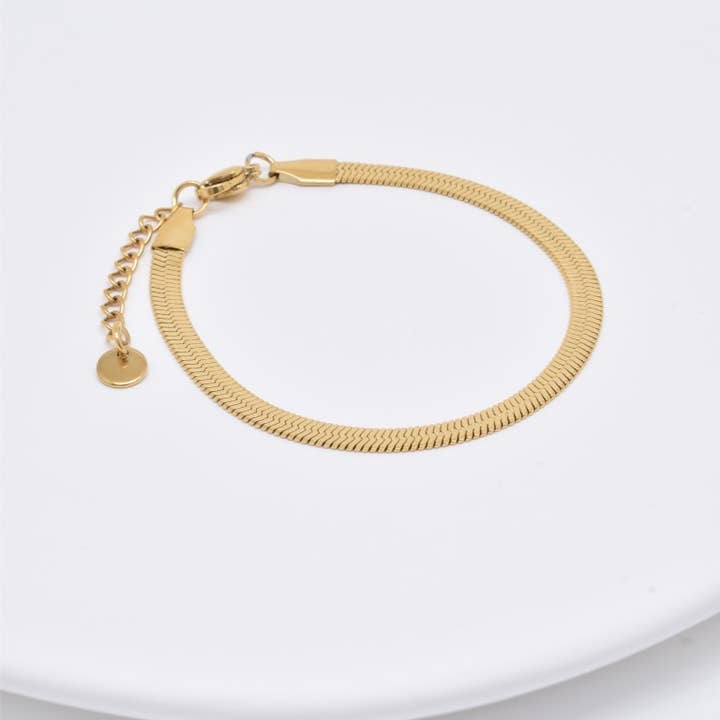 Kapyco - Vendita all'ingrosso Bracciali a catena e a maglie - Bracciale in acciaio inox oro o argento BR1102911