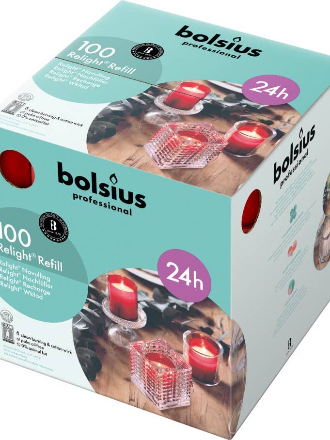 Horeca Relight® Recargas 64/52 Caja 100 Rojo para venta al por mayor de Sfeerpunt