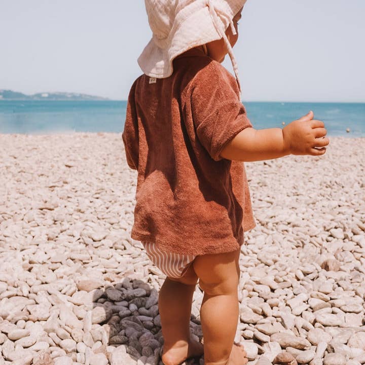 Modern Cloth Nappies – wholesale Swim nappy – Baby – One Size Baby to Toddler Reusable Swim Nappies - Beige Spot