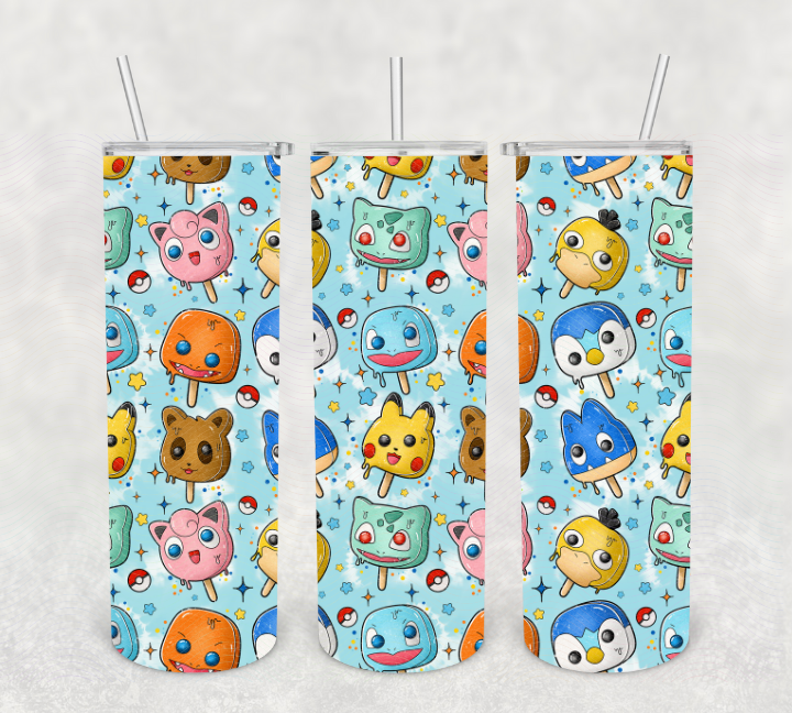 Beautiful Creations by Laney - Wholesale Insulated Mug/Tumbler - Pokémon Popsicle Tumblers4