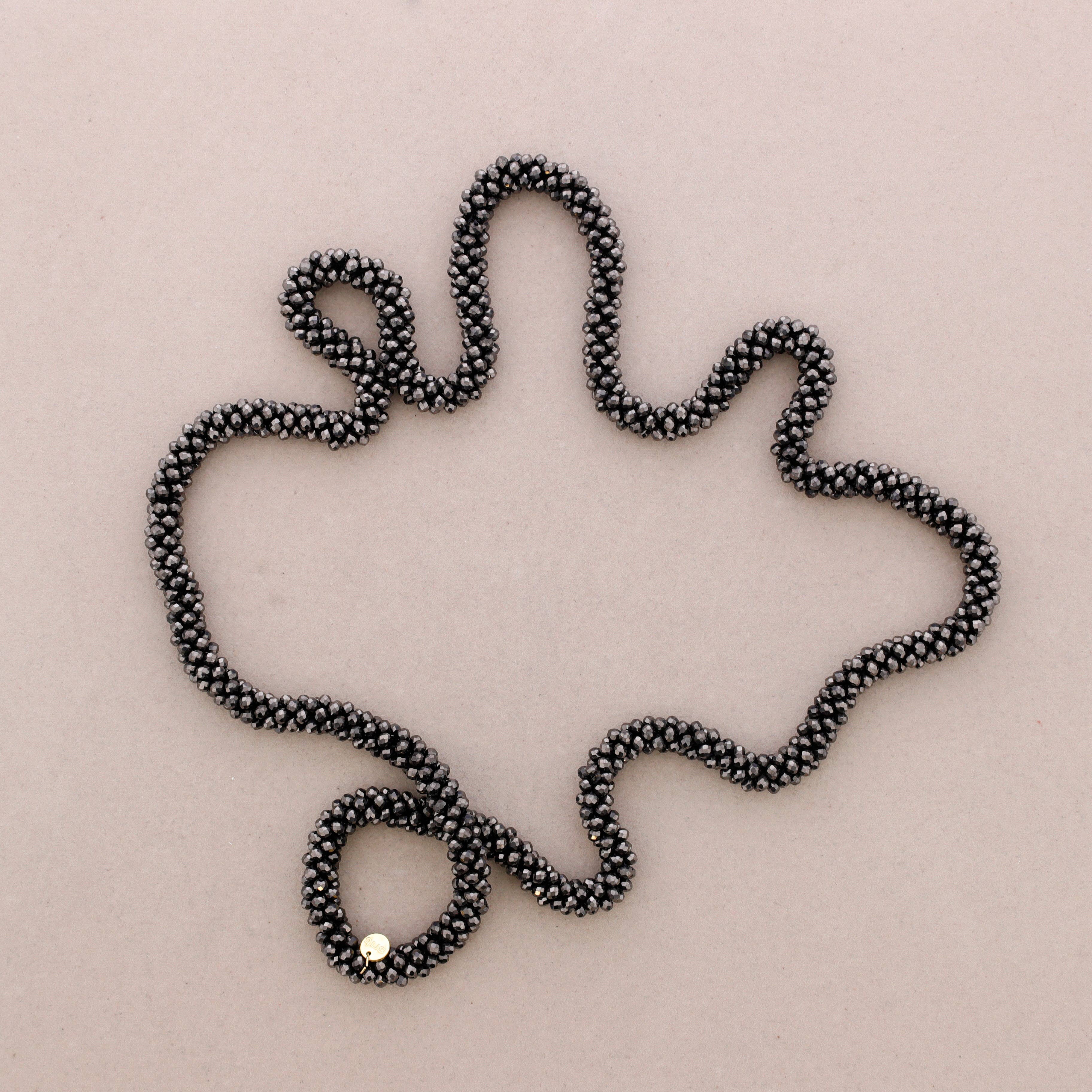 Sonata - Wholesale Kliksieraden - Lange Ketting Facetkristallen 1,2M*4mm9