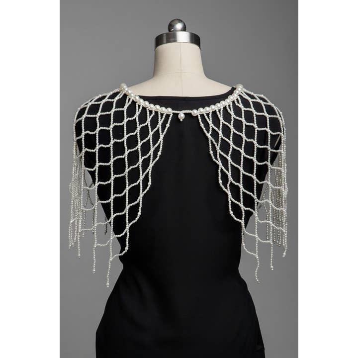 SAACHI - Wholesale Capelet - Women's - Pearl Beaded Capelet