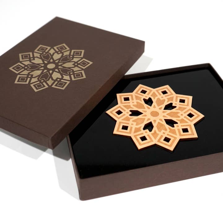 Sottobicchieri Arabesque - Stella a 10 punte per la vendita all'ingrosso da parte di Arabesque Studios