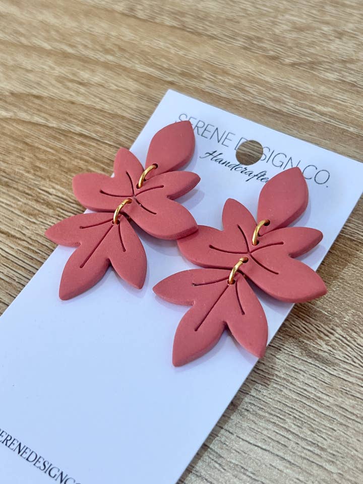 Statement Leaf Dangles for wholesale by Serene Design Co.