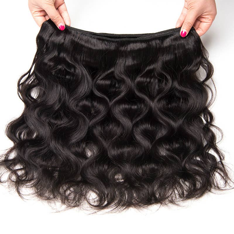 AK Brand - Wholesale Hair Extensions - One-piece Black Wavy Curly Synthetic Hairpieces for Women1