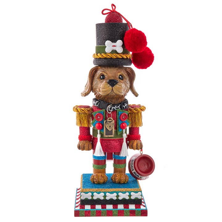 15"DOGS RULE HOLLYWOD NUTCRACKER for wholesale by Kurt S. Adler, Inc.