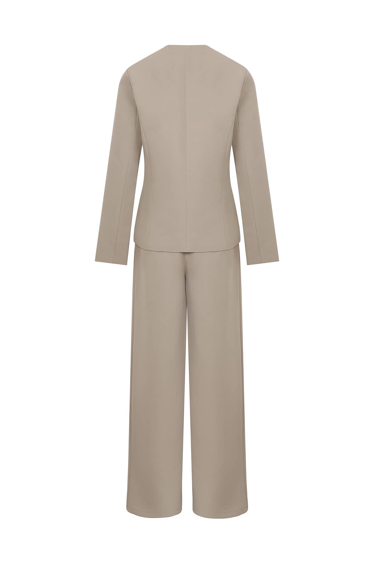 RIVIR – Engroshandel Habitter – til kvinder – Serenity Structure Vævet Langærmet Vest & Bukser Sæt15