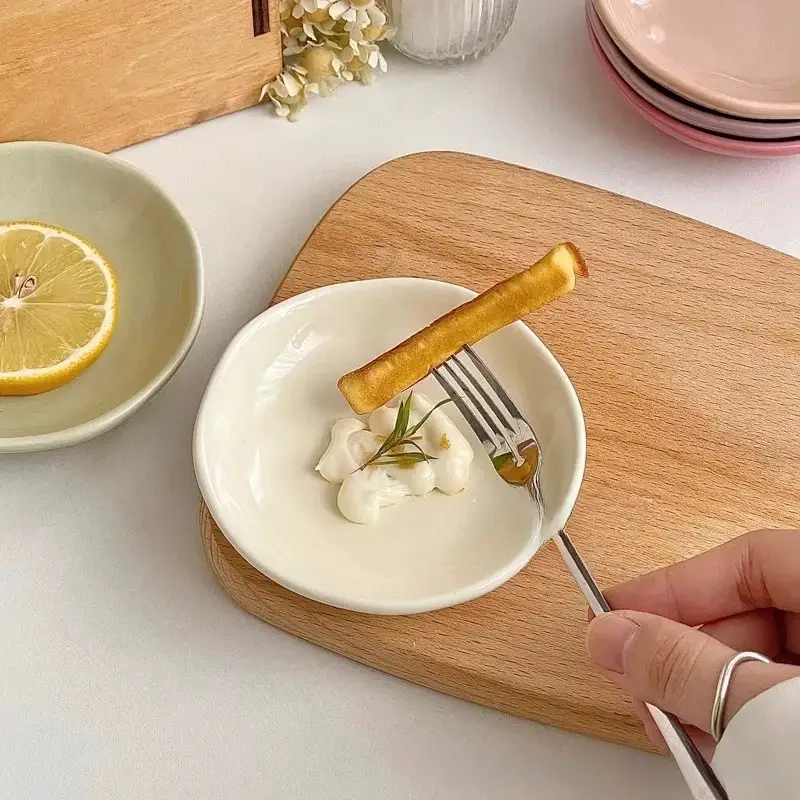 Otterware - Wholesale Condiment/Dip Bowl - Hand-Pinched Pastel Ceramic Irregular Dipping Dishes9