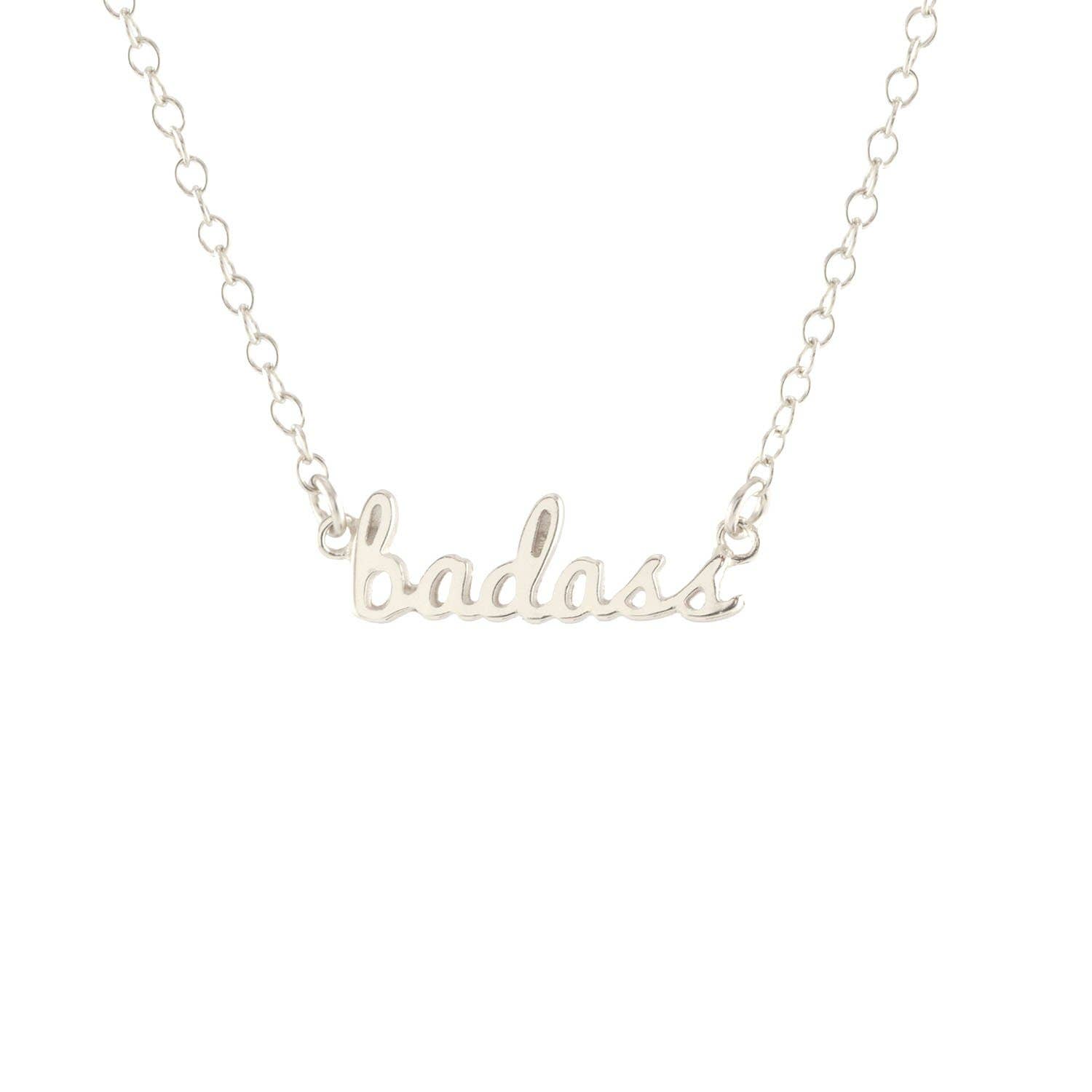 Kris Nations – wholesale Hänge-/berlockhalsband – Badass Charm-halsband 18K guld Vermeil | Sterling Silver Charm Guldfylld | Sterling silverkedja 16-18 tum nickelfria Skickar från CA1