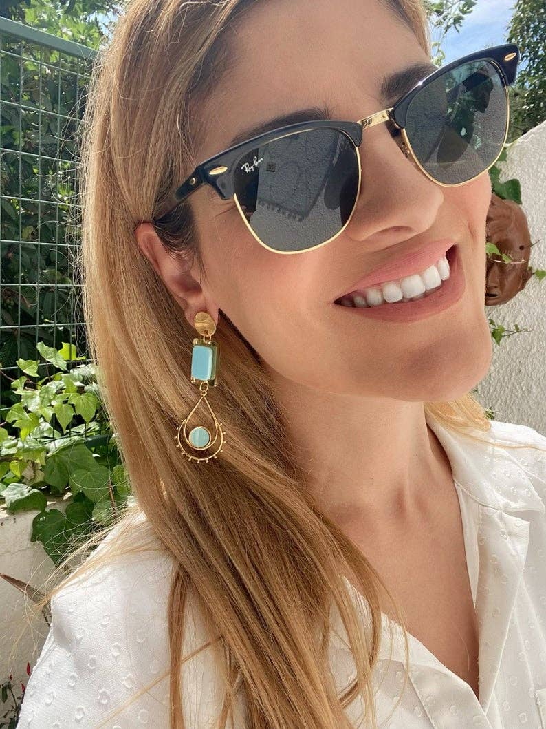 Christina Christi - Wholesale Dangle Earrings - Long Statement Earrings4