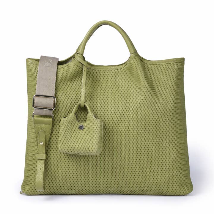 Joy Yuma 5 en 1 sac en cuir transformable avec bandoulière amovible et charms porte-AirPods pour la vente par Roberta Gandolfi