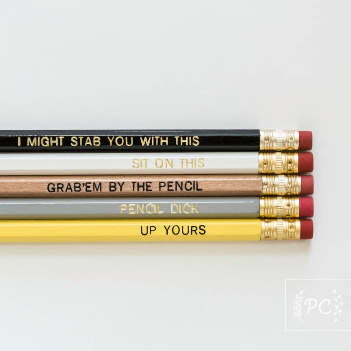 pencil love 2 | pencil set for wholesale by Prairie Chick Prints