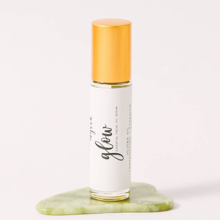 GLOW Essential Oil Facial Serum for wholesale by FRANKLIN & myrrh