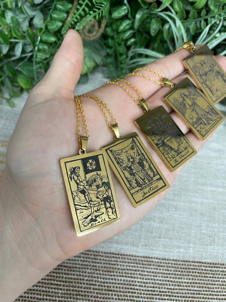Copper Ashes - Wholesale Pendant/Charm Necklace - Tarot Card Necklace2