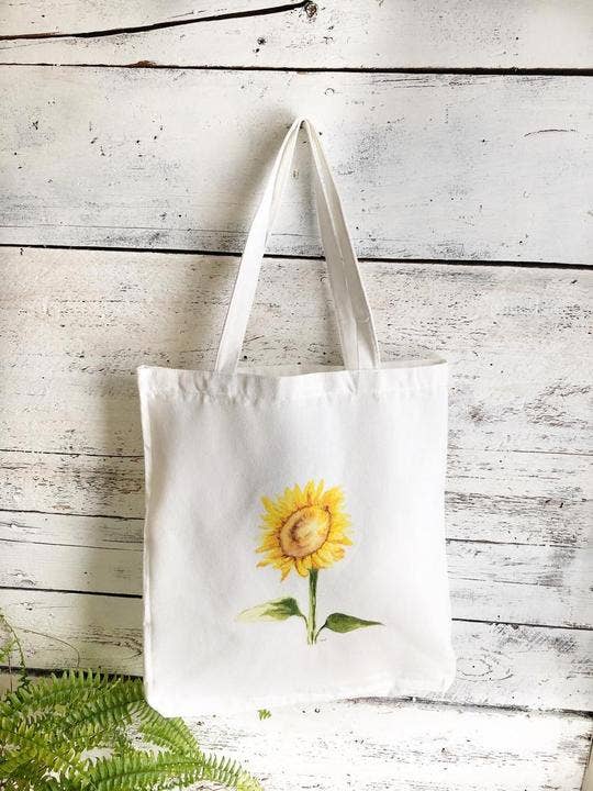 Sunflower Market Bag for wholesale by Studio on Tenth
