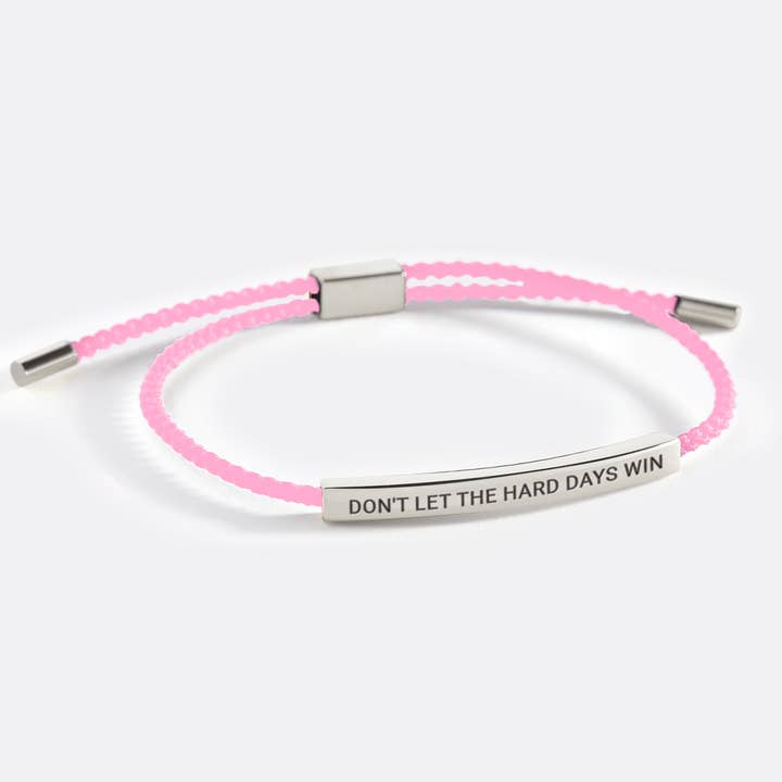 Mint & Lily - Wholesale Woven/Braided Bracelet - Don't Let The Hard Days Win Inspire Bracelet10