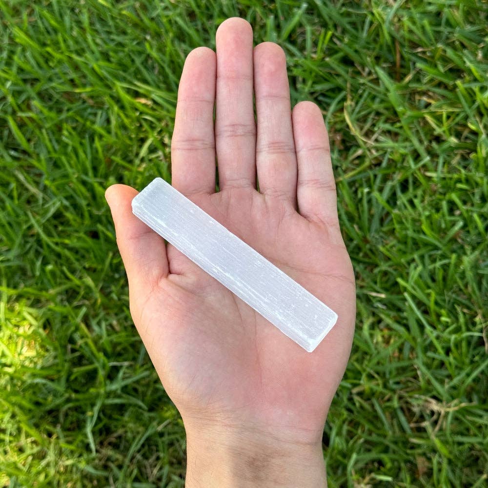 Earths Elements Wholesale - Wholesale Spiritual Stone/Crystal - Selenite - Wand Raw, 4"1