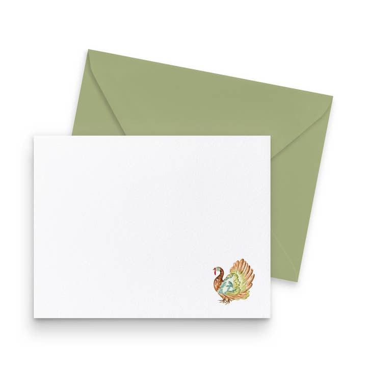 Turkey Thanksgiving Notecards | Set of 8 for wholesale by Ellen Davis Creative