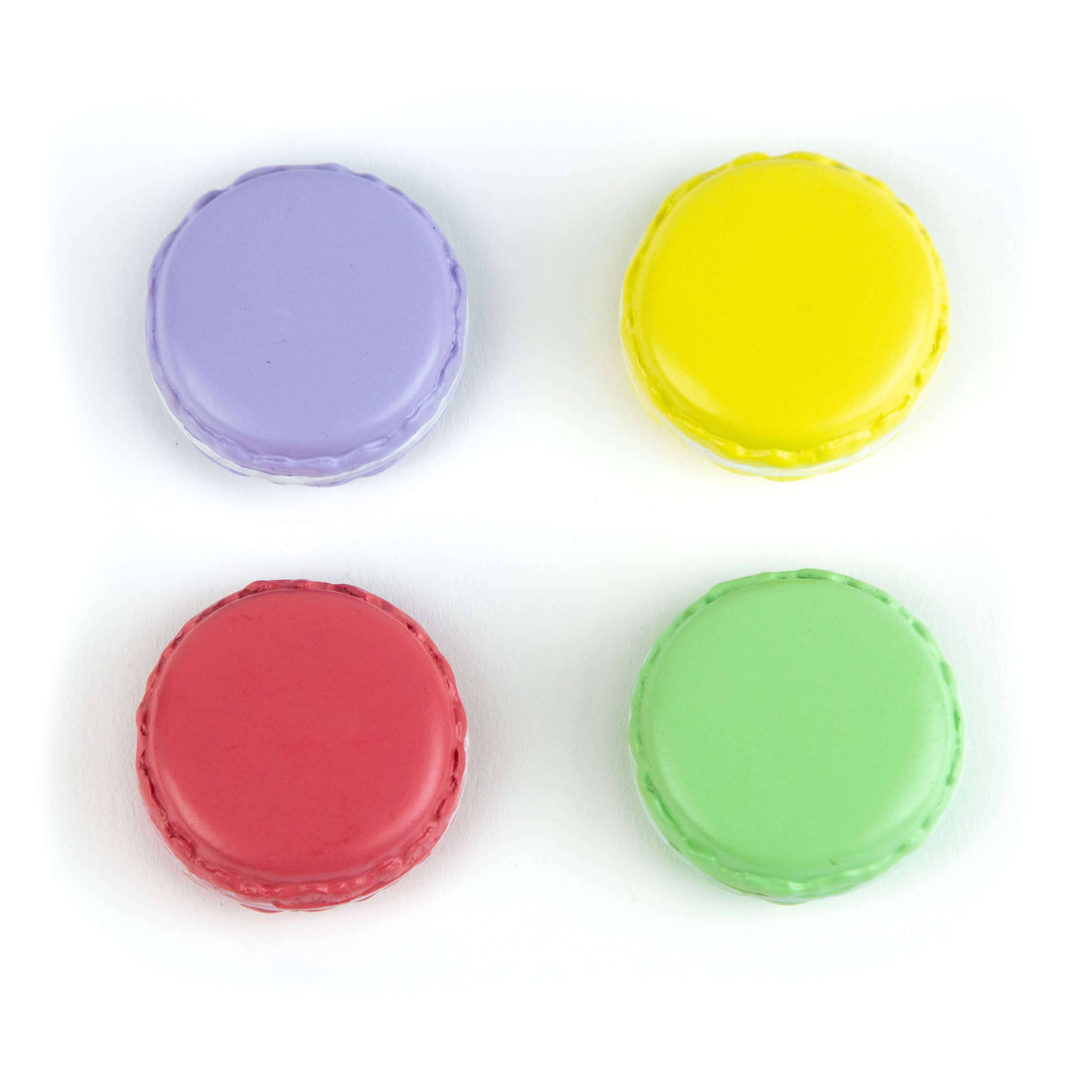 Three by Three Seattle - Vente Aimants - aimants MACARON colorés, emballage ICONIC s/45